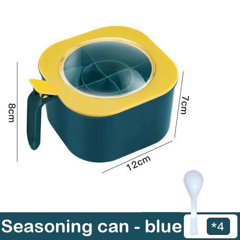 Kitchen accessories, multi-compartment integrated kitchenware