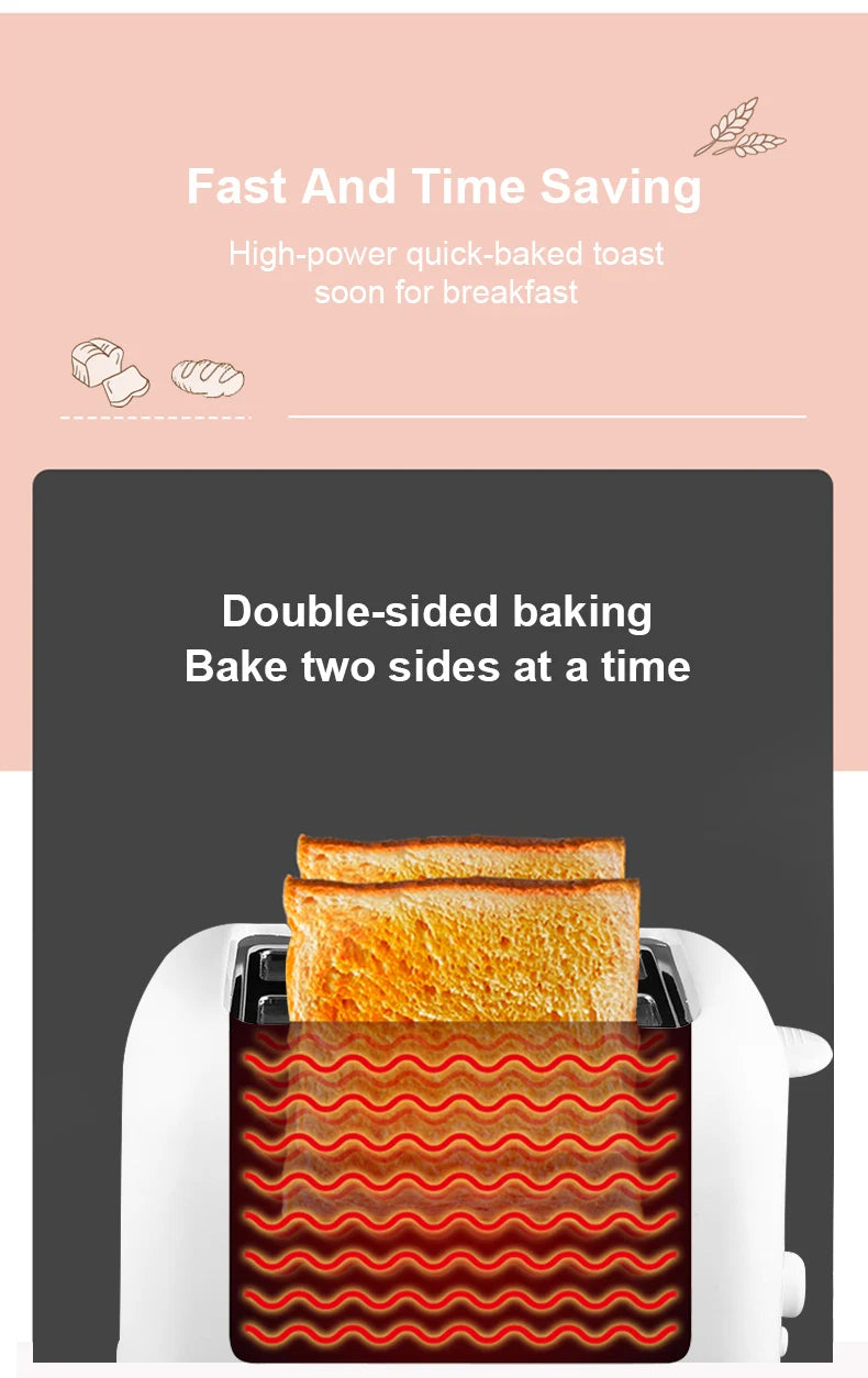 Electric Bread Toaster Automatic Breakfast Baking Machine