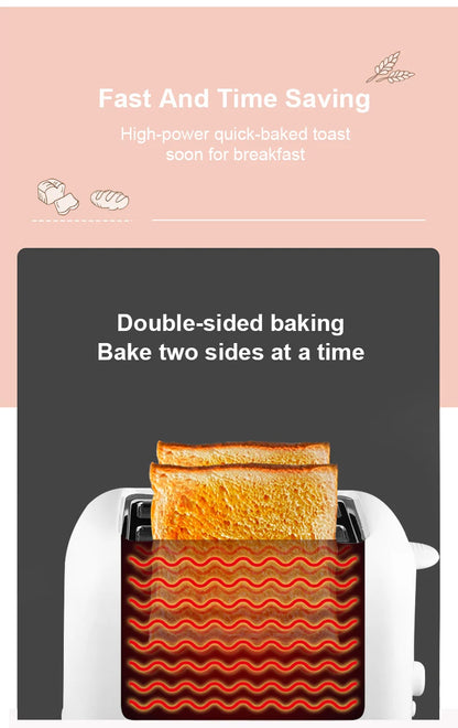 Electric Bread Toaster Automatic Breakfast Baking Machine