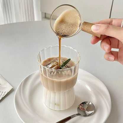 Ripple Vintage Glass Cup for Cocktail Whiskey Juice