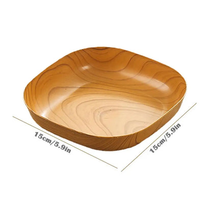 Japanese Simple Wood Dish Set