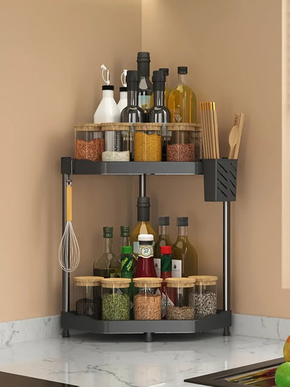 Kitchen Seasoning Shelf Spice Countertop