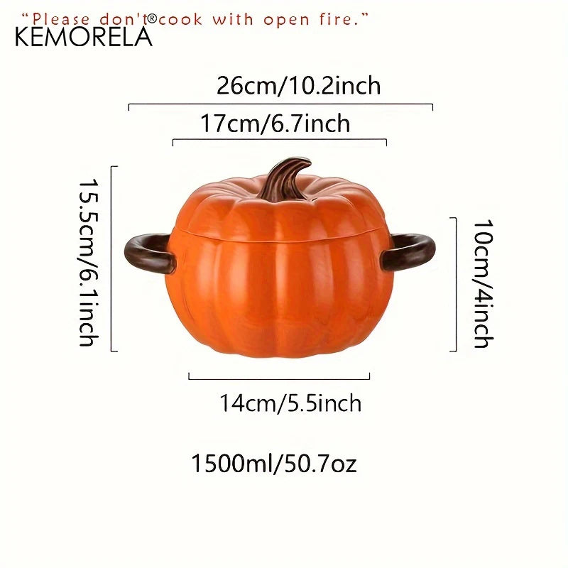Ceramic Halloween Pumpkin Pot