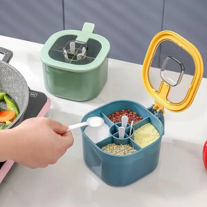 Kitchen accessories, multi-compartment integrated kitchenware