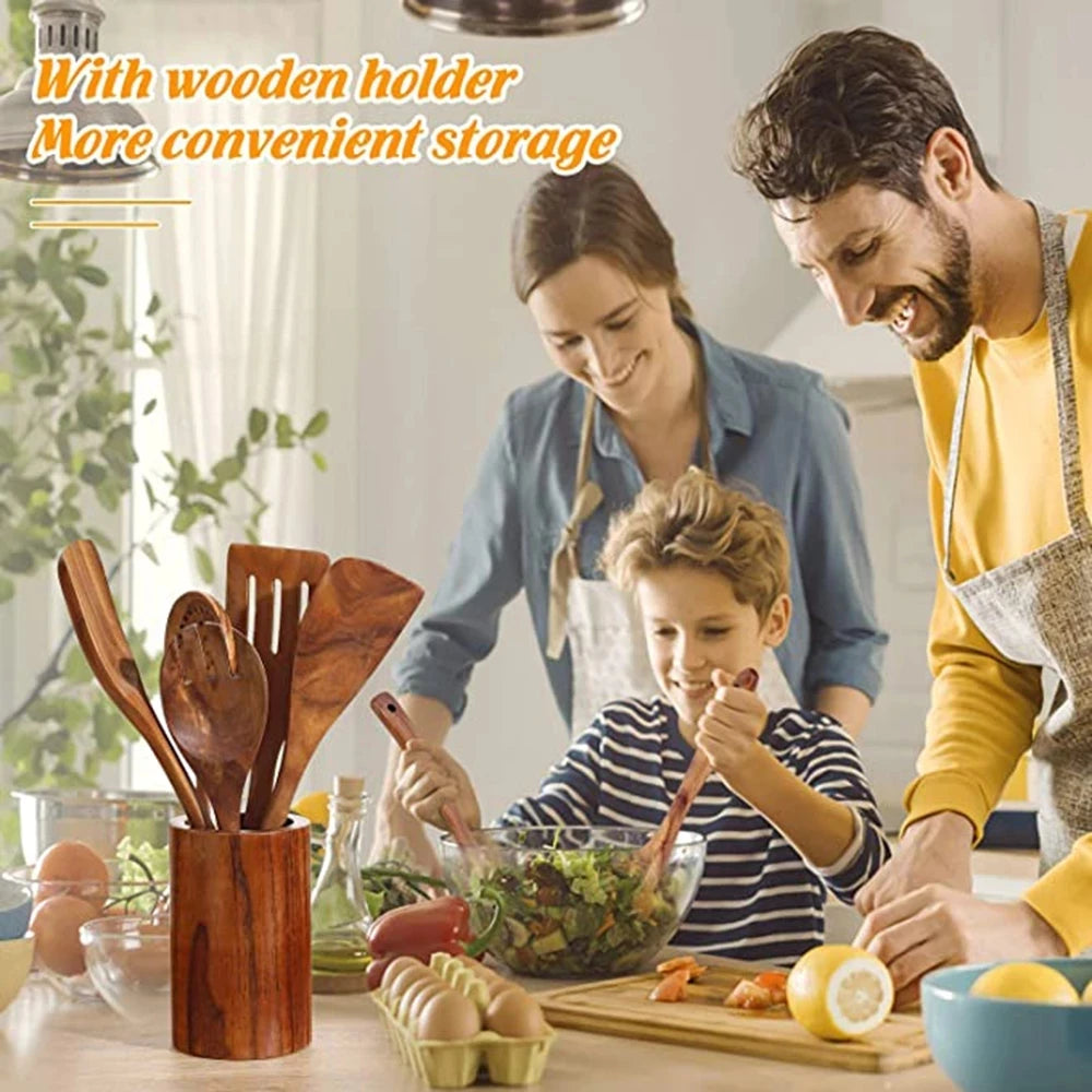 Kitchen Sets Wooden Kitchen Utensils for Cooking