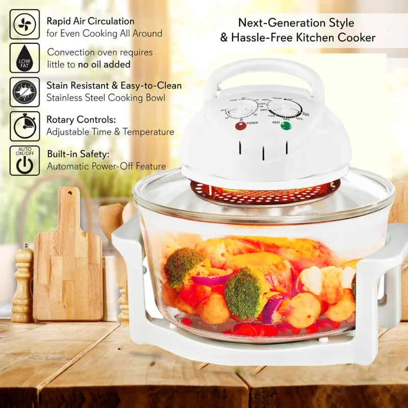 12L Air Fryer Oil-free  Visible Multifunctional Electric fryer