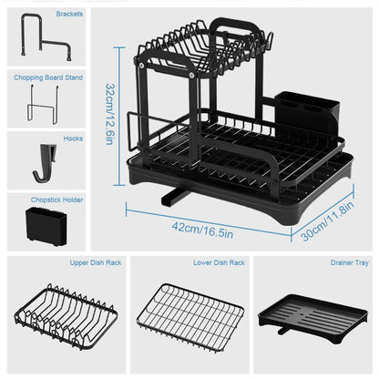 Kitchen Dish Storage Rack