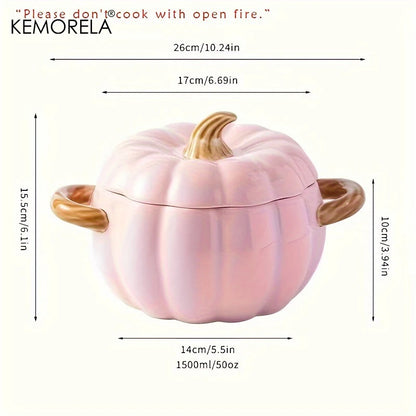 Ceramic Halloween Pumpkin Pot