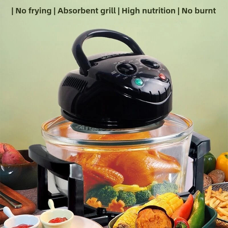 12L Air Fryer Oil-free  Visible Multifunctional Electric fryer