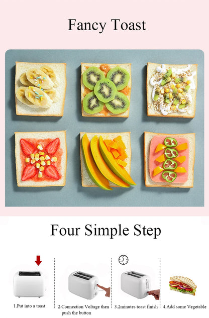 Electric Bread Toaster Automatic Breakfast Baking Machine