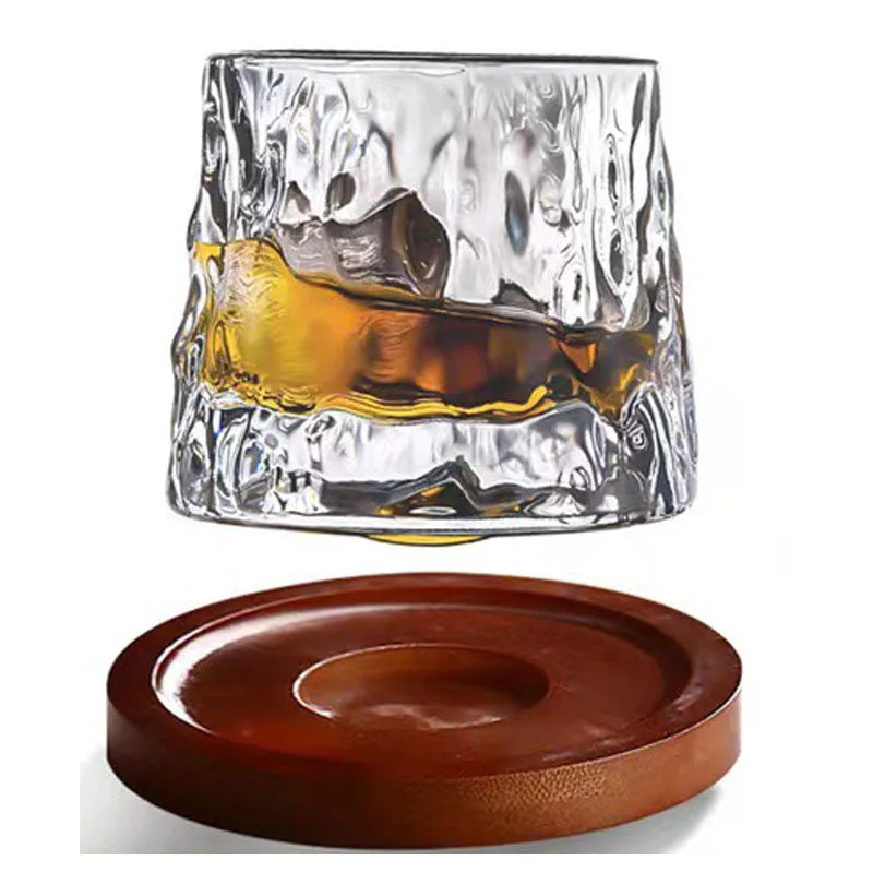 Durable Spinning Glassware Cocktails Wine Brandy Cup