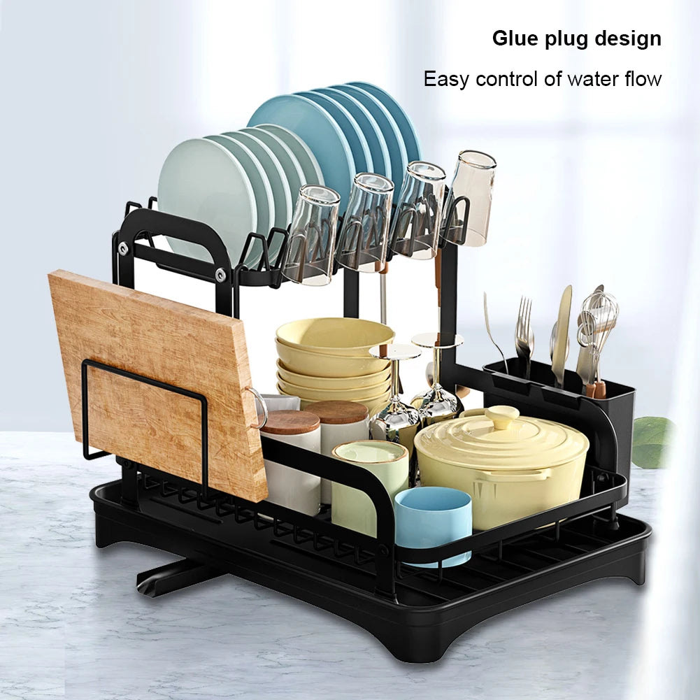 Kitchen Dish Storage Rack
