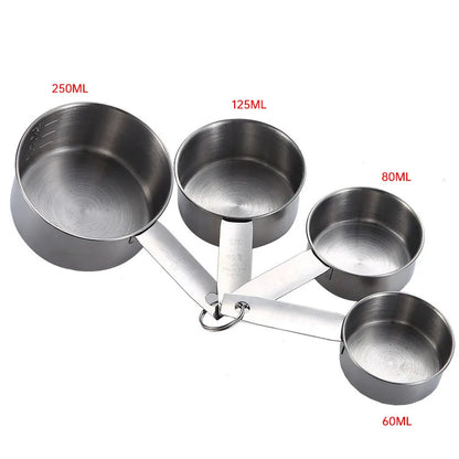 Measuring Cups Premium Stackable Kitchen Measuring Spoon Set Stainless Steel