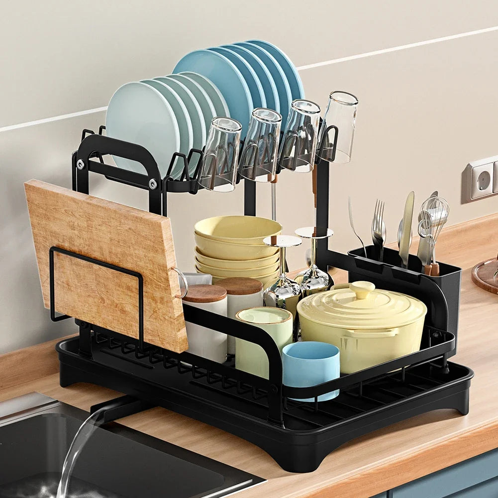 Kitchen Dish Storage Rack