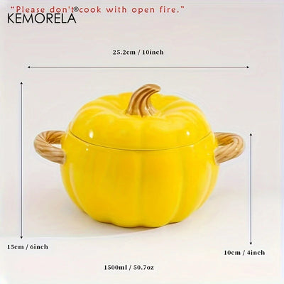 Ceramic Halloween Pumpkin Pot