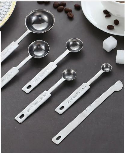 Measuring Cups Premium Stackable Kitchen Measuring Spoon Set Stainless Steel
