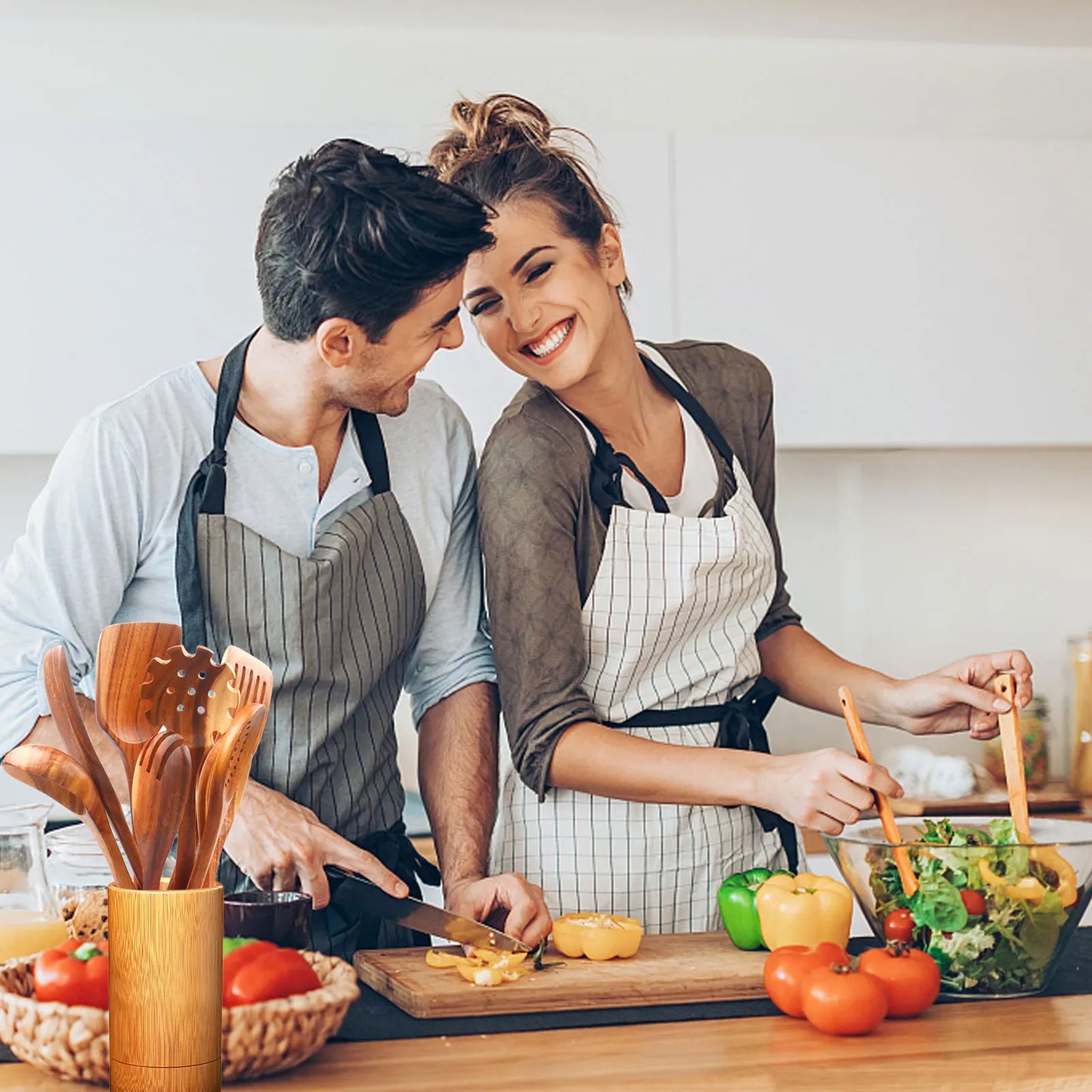 Kitchen Sets Wooden Kitchen Utensils for Cooking
