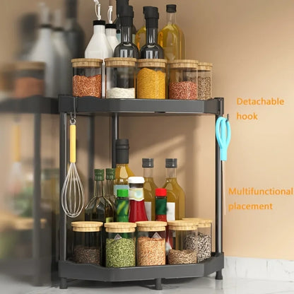 Kitchen Seasoning Shelf Spice Countertop