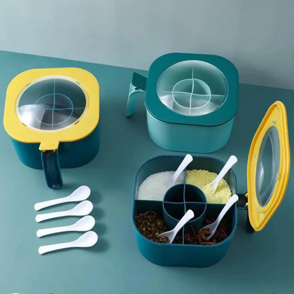 Kitchen accessories, multi-compartment integrated kitchenware