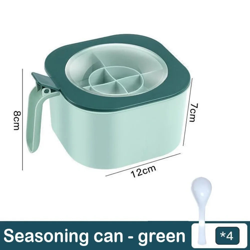 Kitchen accessories, multi-compartment integrated kitchenware