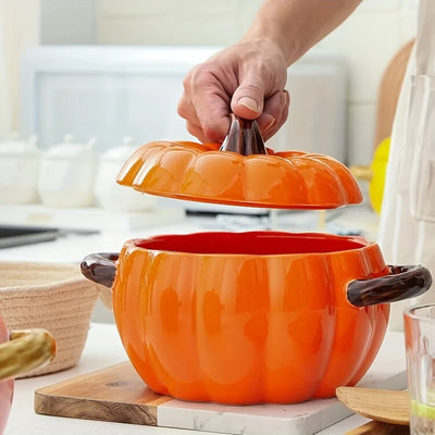 Ceramic Halloween Pumpkin Pot