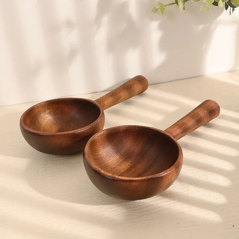 Kitchen Bar Utensils, Wooden Cutlery, Bowls, Spoons, Forks Set.