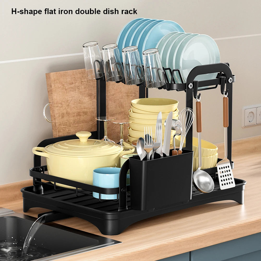 Kitchen Dish Storage Rack