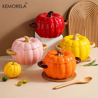 Ceramic Halloween Pumpkin Pot