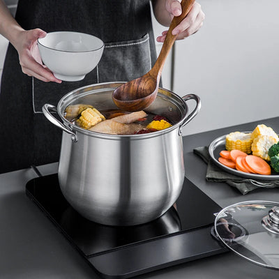 Large Stainless Steel Stock Pot