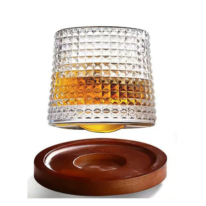 Durable Spinning Glassware Cocktails Wine Brandy Cup