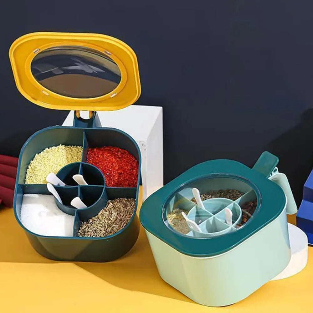 Kitchen accessories, multi-compartment integrated kitchenware