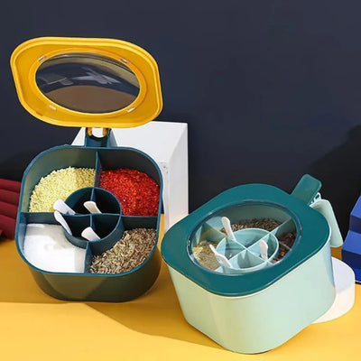 Kitchen accessories, multi-compartment integrated kitchenware