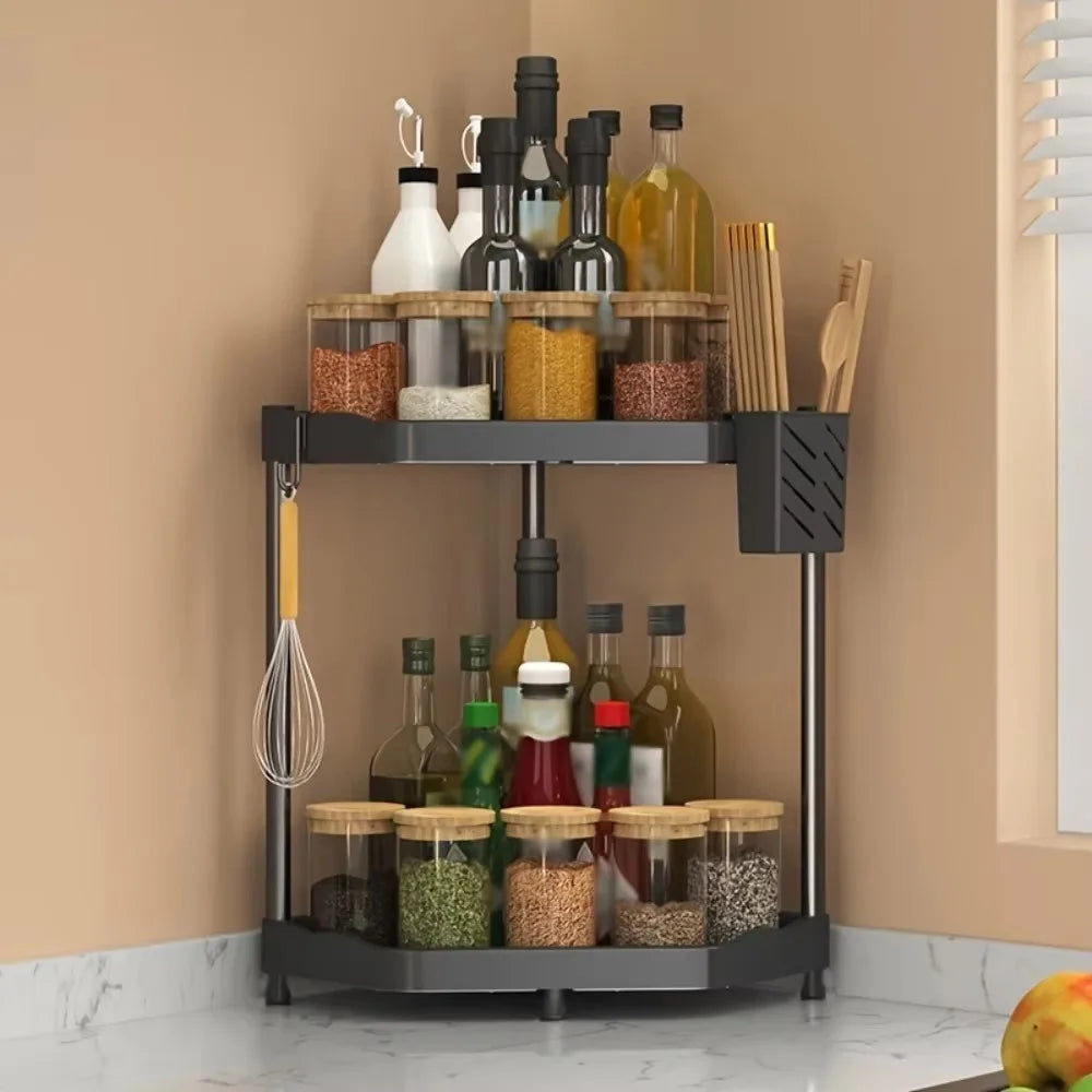 Kitchen Seasoning Shelf Spice Countertop