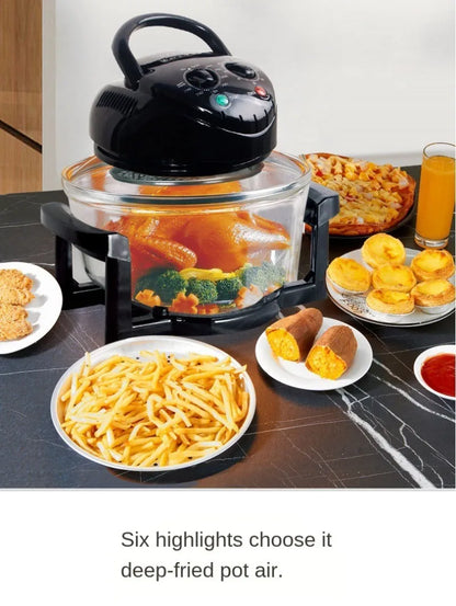 12L Air Fryer Oil-free  Visible Multifunctional Electric fryer