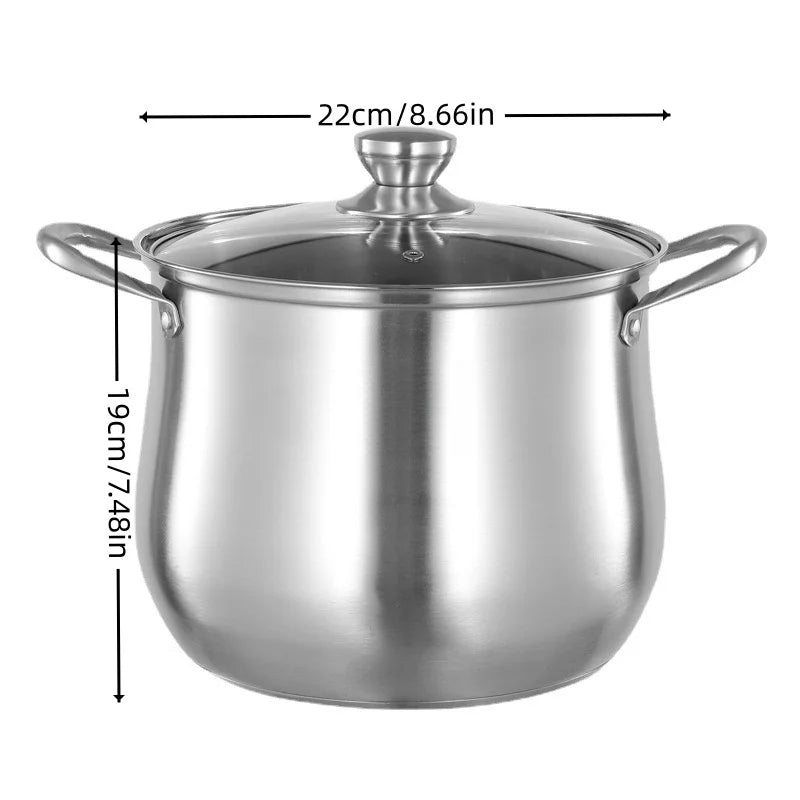 Large Stainless Steel Stock Pot