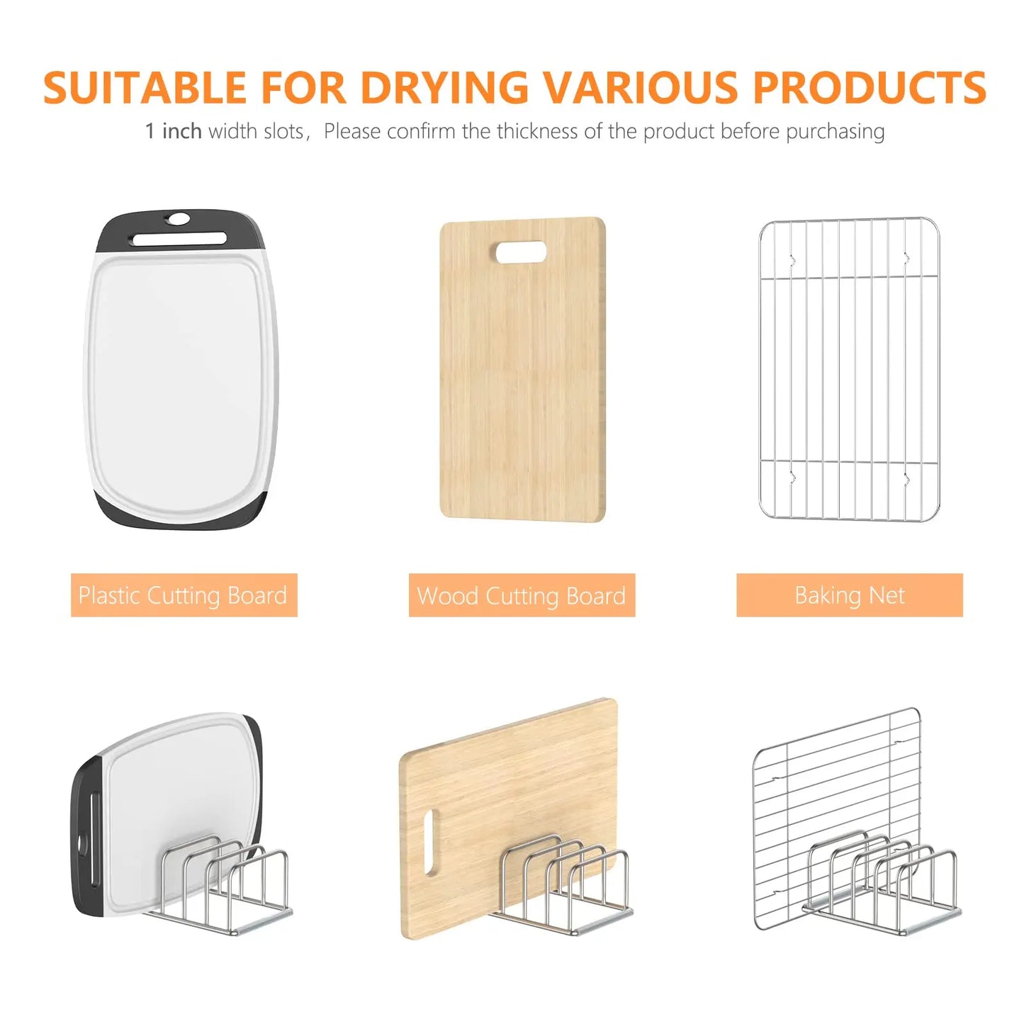 Kitchen Baking Tray and Chopping Board Holder