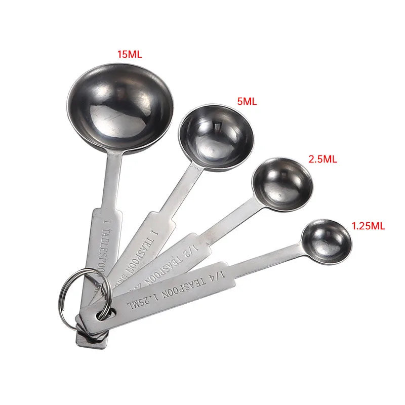 Measuring Cups Premium Stackable Kitchen Measuring Spoon Set Stainless Steel