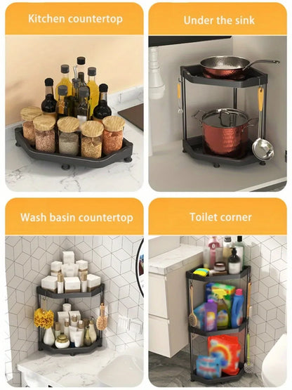 Kitchen Seasoning Shelf Spice Countertop