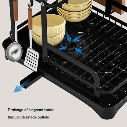 Kitchen Dish Storage Rack