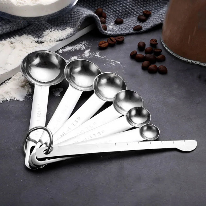 Measuring Cups Premium Stackable Kitchen Measuring Spoon Set Stainless Steel