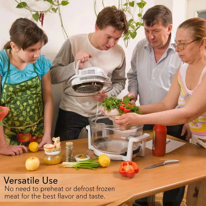 12L Air Fryer Oil-free  Visible Multifunctional Electric fryer