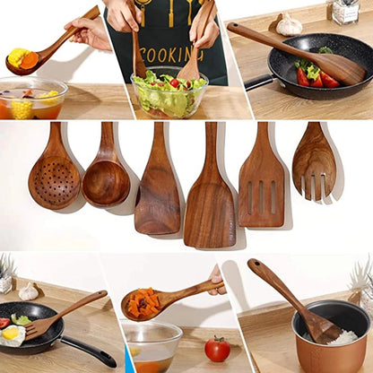 Kitchen Sets Wooden Kitchen Utensils for Cooking