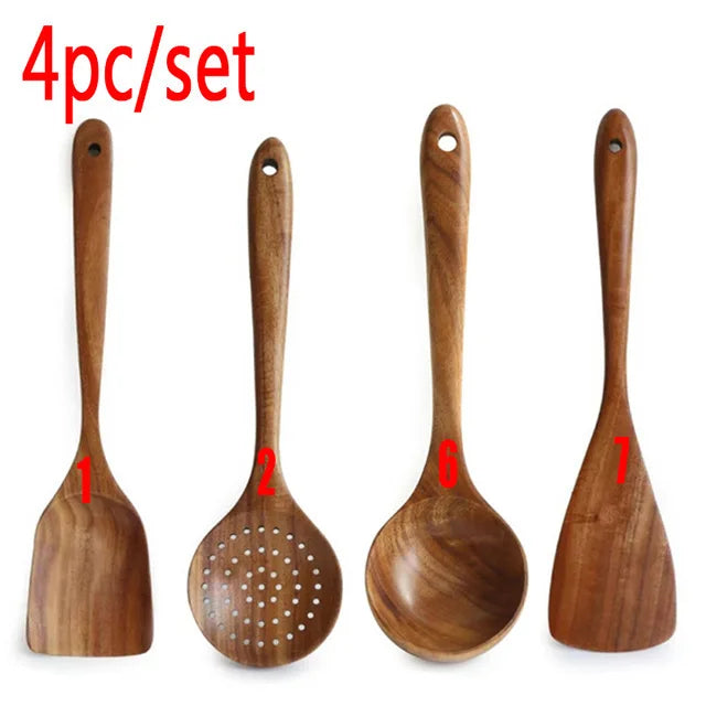 Kitchen Sets Wooden Kitchen Utensils for Cooking