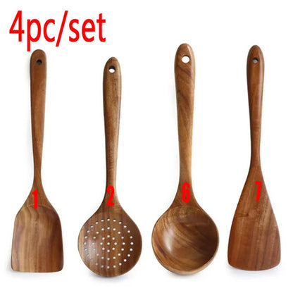 Kitchen Sets Wooden Kitchen Utensils for Cooking