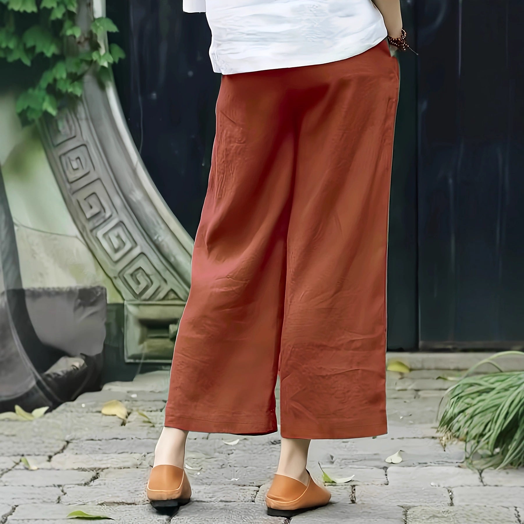 Casual Wide-leg Trousers From Europe And The US